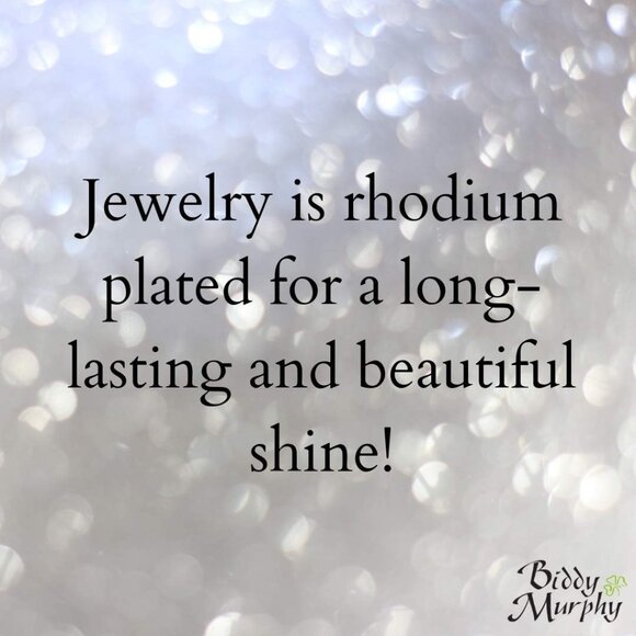 Irish Celtic Trinity Knot Silver Rhodium Plated Earrings Elegant Dangle Jewelry - Picture 4 of 9